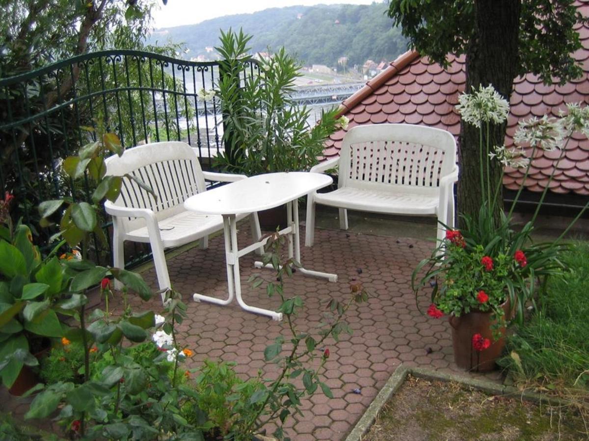 Pension Elbblick Sabine Zuschke Meißen Buitenkant foto